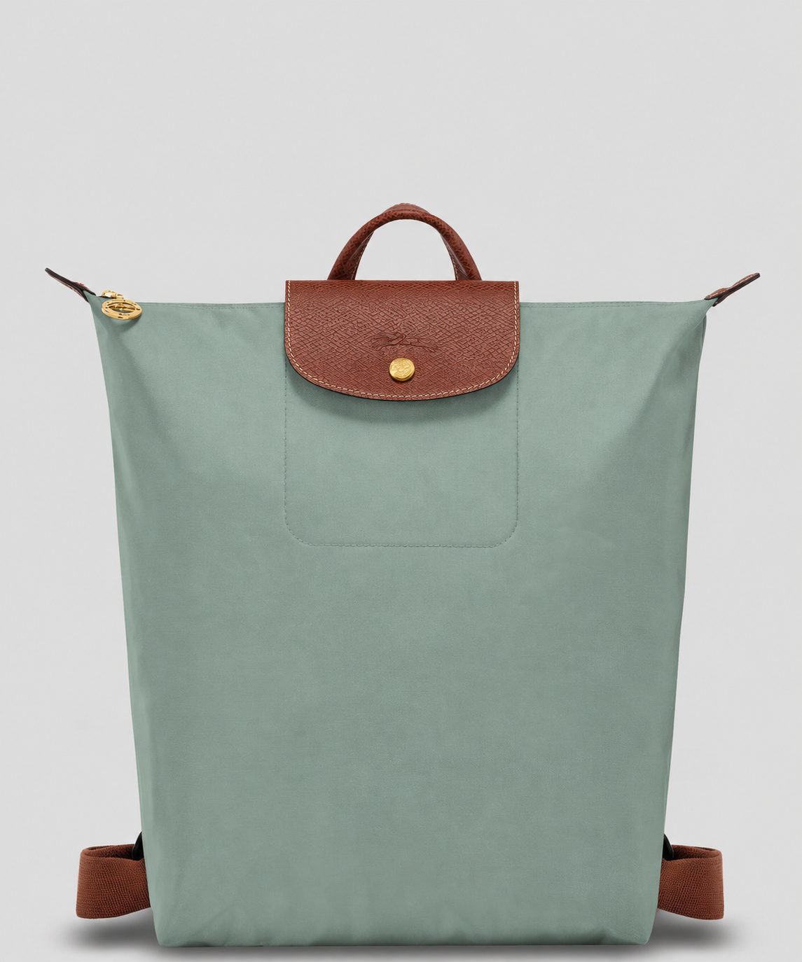 Mochila Longchamp verde-Envio inmediato