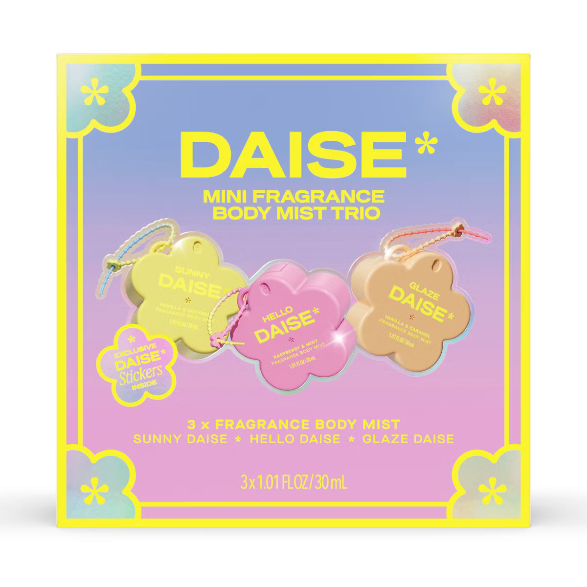 Pre ordena-DAISE Mini Mist Trio Fragrance Gift Set - 1.01oz/3ct