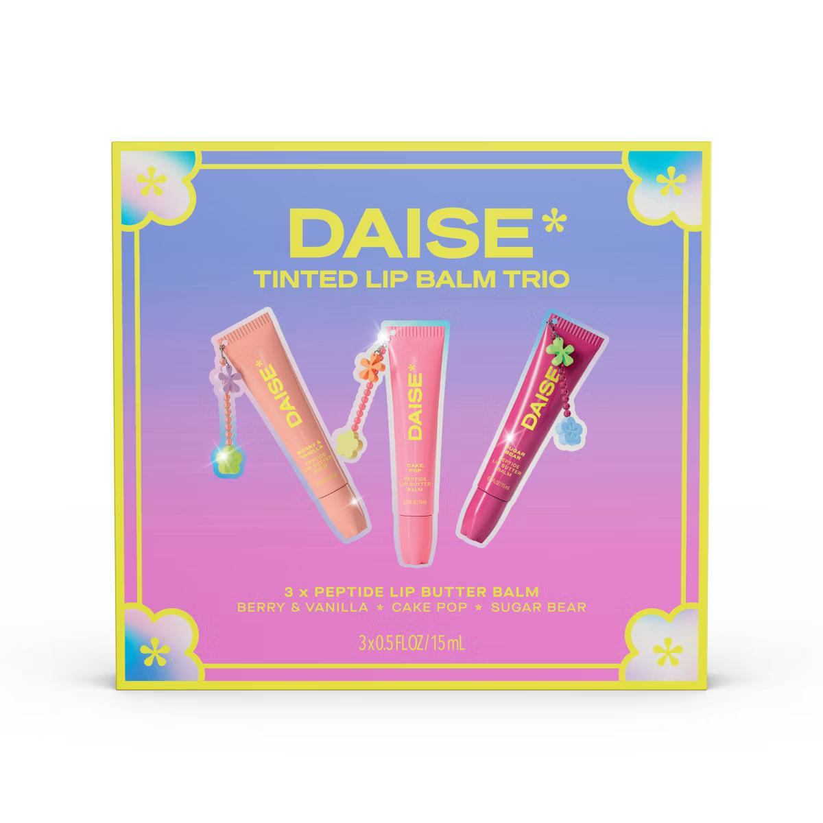 Pre ordena-DAISE Tinted Lip Trio Set - 0.5 fl oz/3ct
