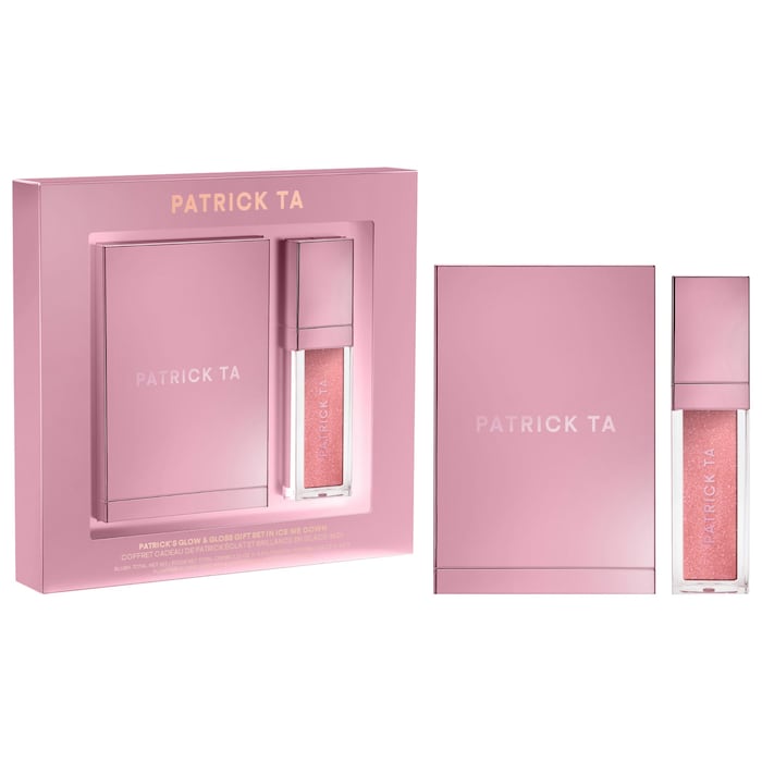 Pre ordena- Patrick's Glow and Gloss Set: Major Headlines Blush Duo and Plumping Lip Gloss Makeup Gift Set