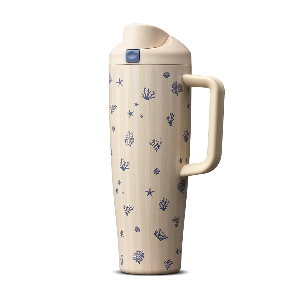 pre ordena-Coral Cabana / 40oz FreeSip Tumbler® owala