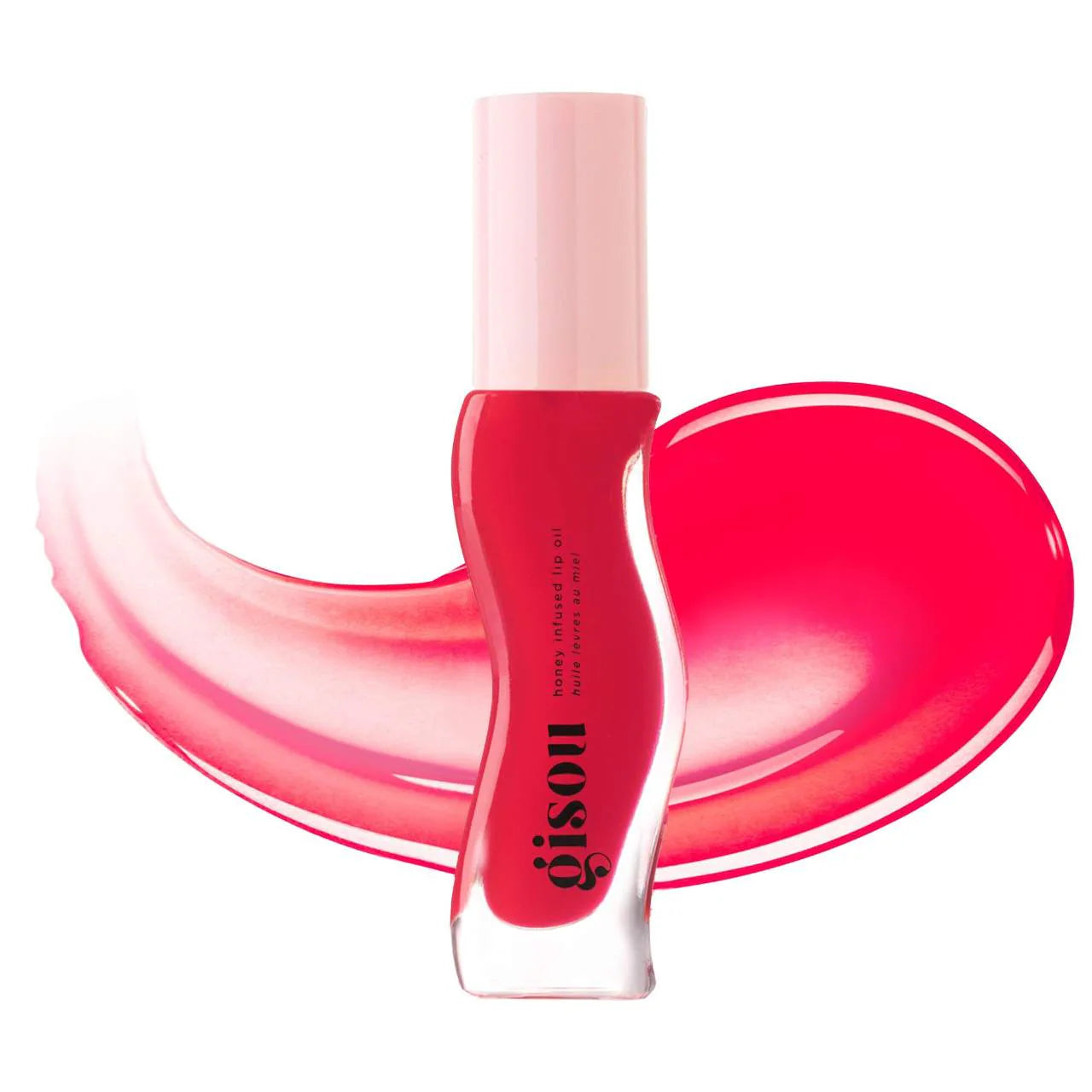 pre ordena- Gisou Honey Infused Hydrating Lip Oil- STRAWBERRY SORBET