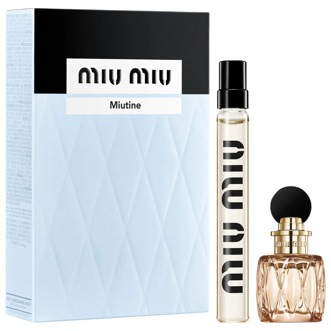 PRE ORDENA-Miu Miu Mini Miutine Eau De Parfum Perfume Duo Gift Set
