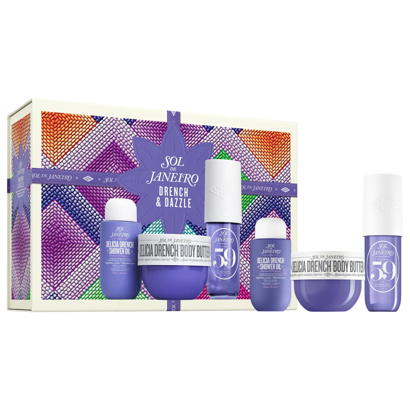 pre ordena-Sol de Janeiro Drench & Dazzle Delícia Drench™ Body Routine Gift Set