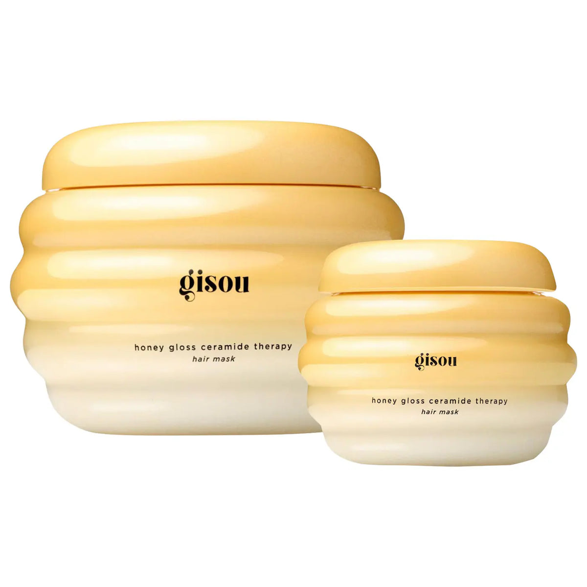 Pre ordena-Gisou Honey Gloss Ceramide Therapy Hydrating Hair Mask Duo