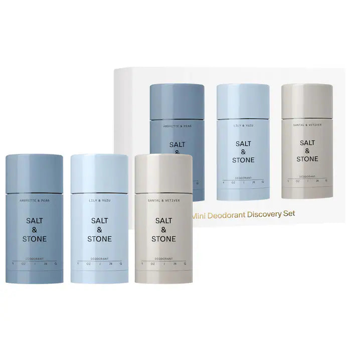 Pre ordena-Salt & Stone Mini Deodorant Discovery Gift Set