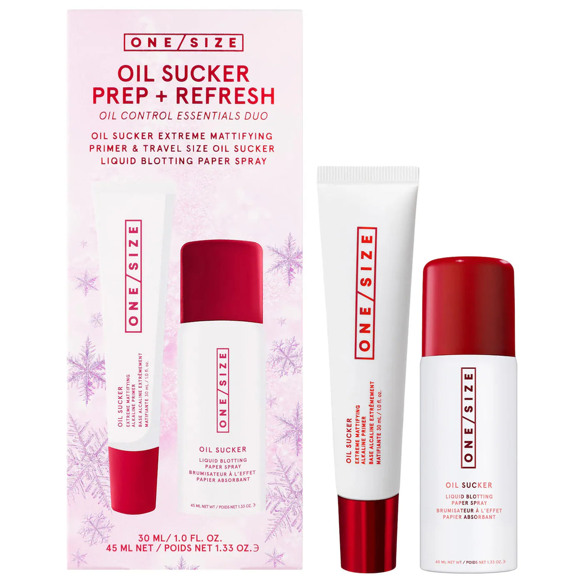 Pre ordena-ONE/SIZE by Patrick Starrr Oil Sucker Prep & Refresh Mattifying Duo