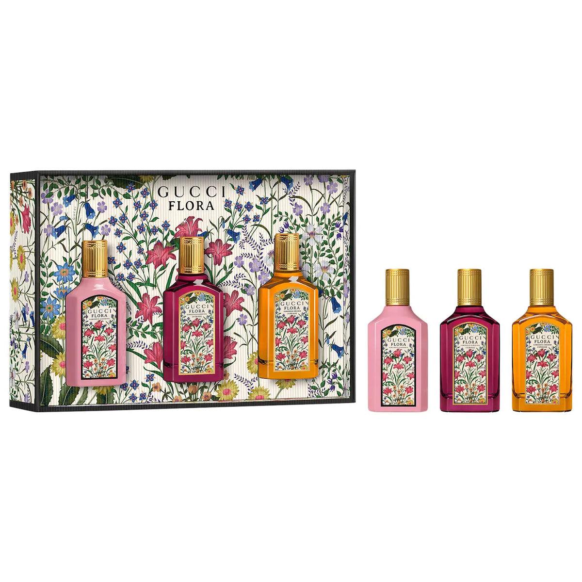 Pre ordena-Gucci Flora Mini Perfume Sampler Gift Set