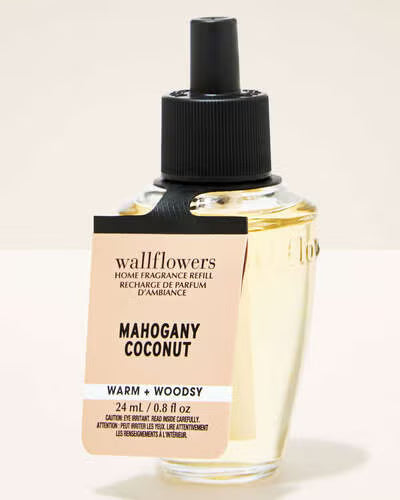pre ordena-Mahogany Coconut Wallflowers Fragrance Refill pack 5