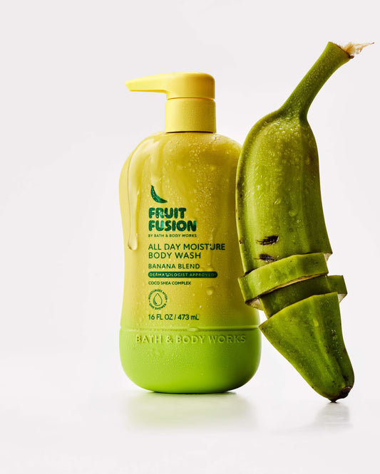 Pre ordena-Banana Blend Moisturizing Body Wash-Bath& body works 473ml