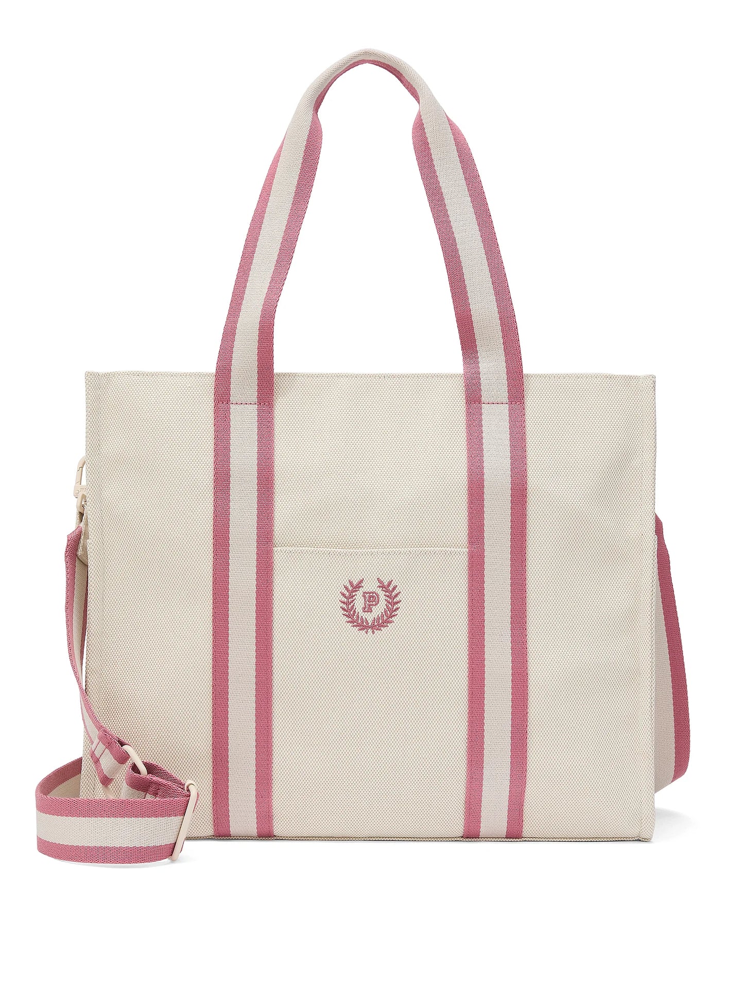 VS-Crossbody Canvas Tote Bag ROSA