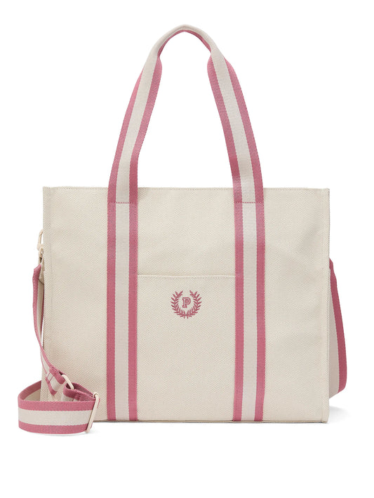 VS-Crossbody Canvas Tote Bag ROSA