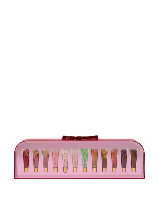 PRE ORDENA-VICTORIAS SECRET-Set de regalo de brillo labial de 12 días de sabor