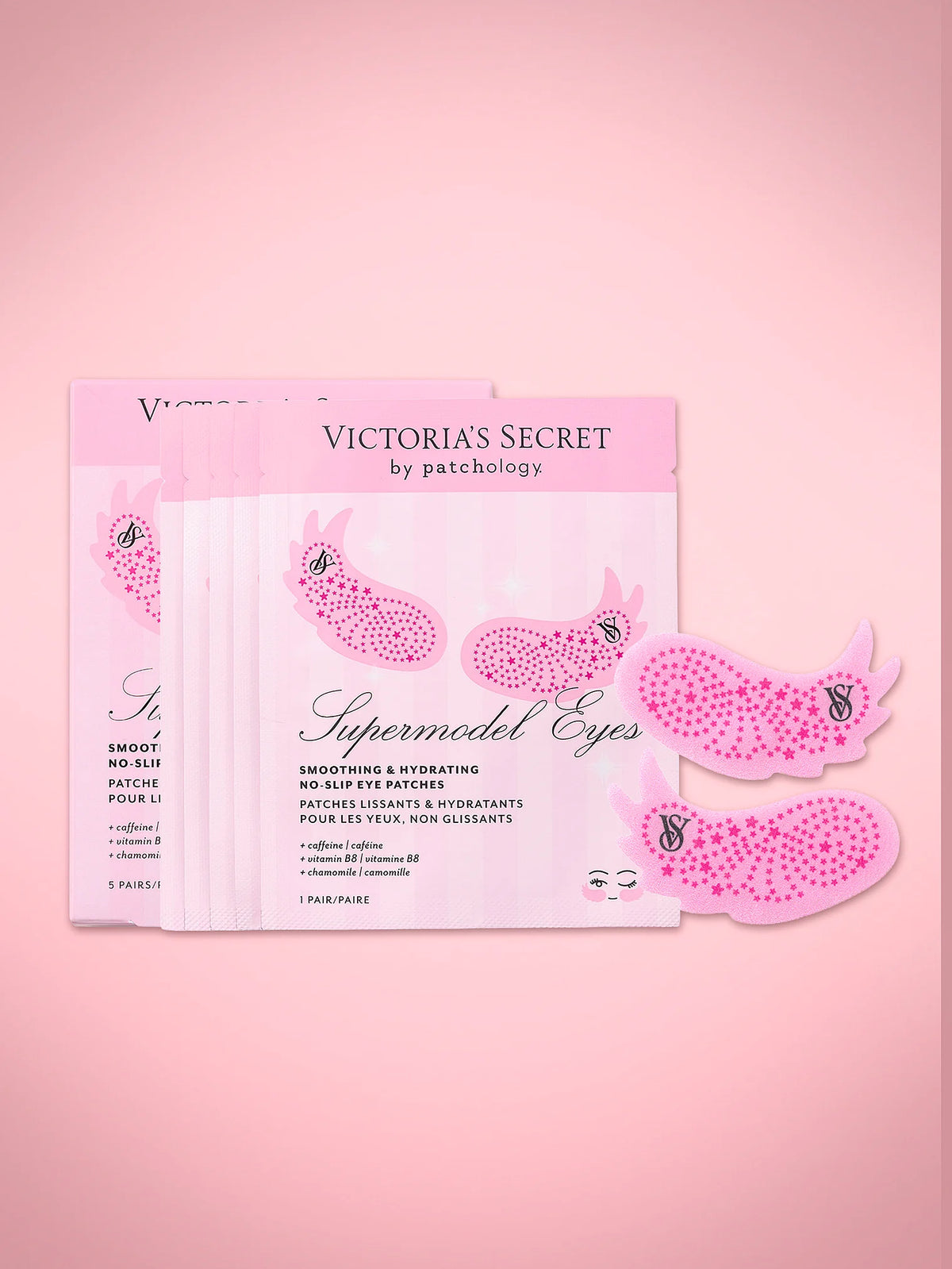 Envio inmediato-Victoria's Secret x Patchology Smoothing & Hydrating No-Slip Eye Patches