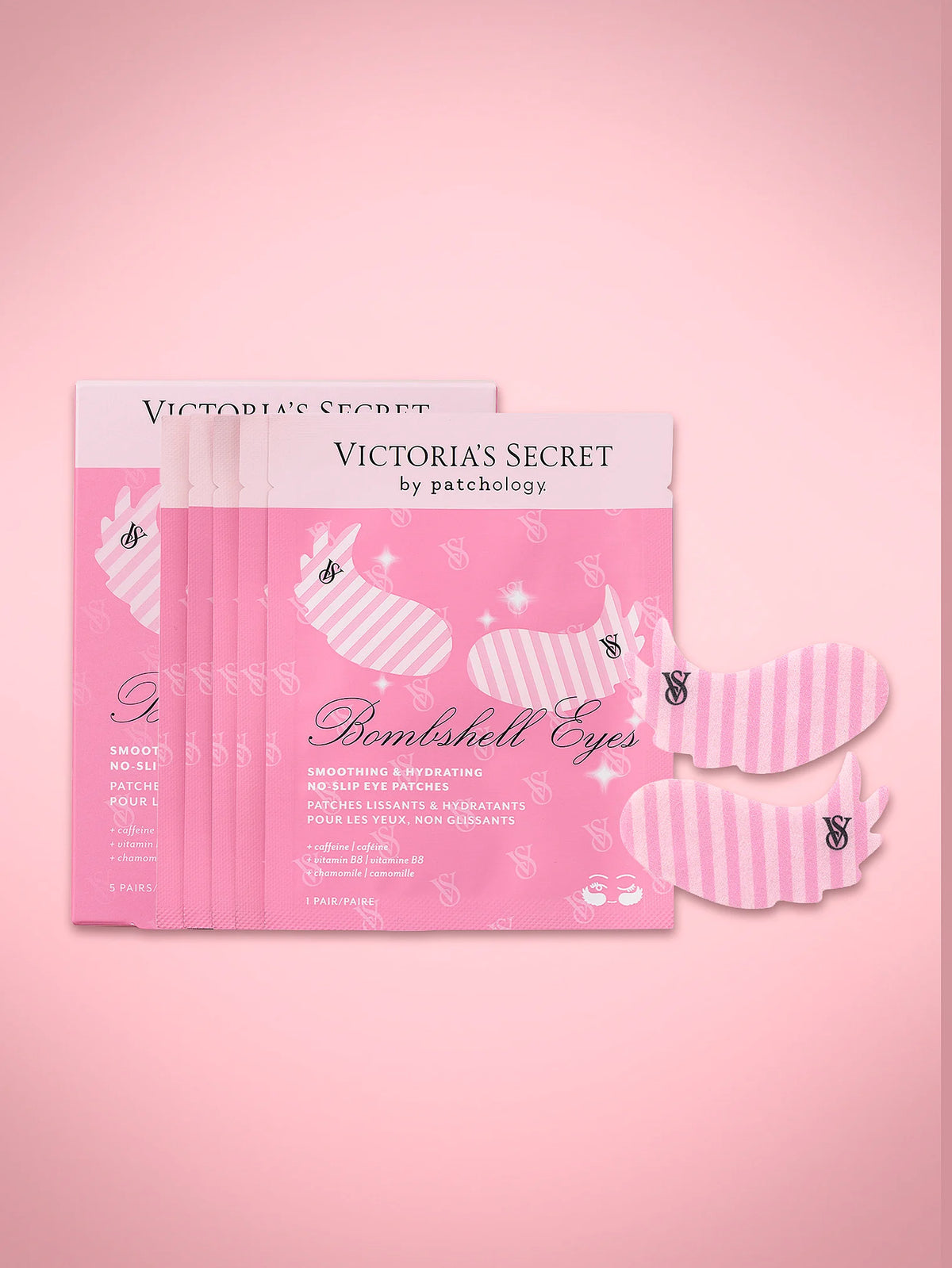 Envio inmediato-Victoria's Secret x Patchology Smoothing & Hydrating No-Slip Eye Patches