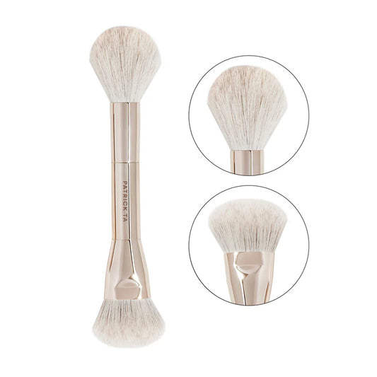 Envio inmediato-Dual-Ended Blush Brush Patrick ta