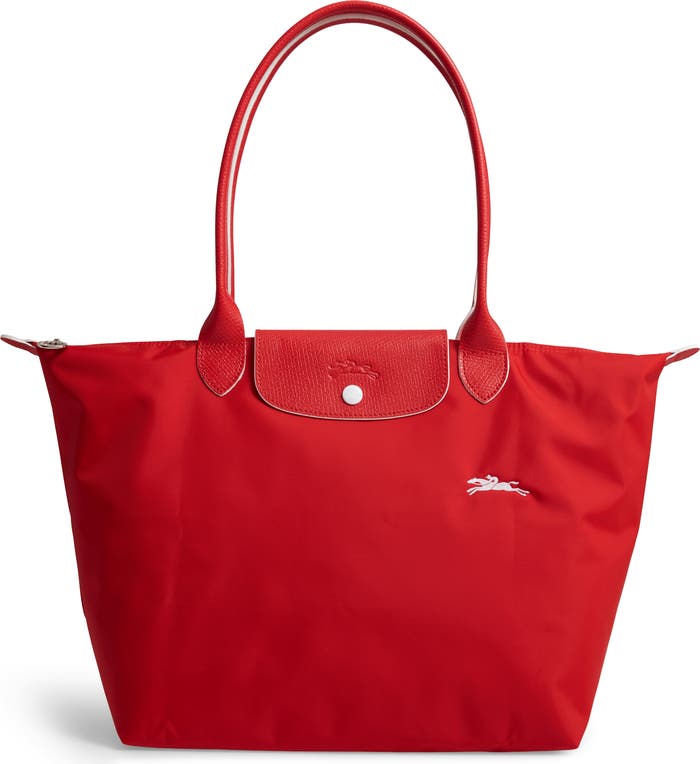 PRE ORDENA-LONGCHAMP Le Pliage Club Tote ROJA