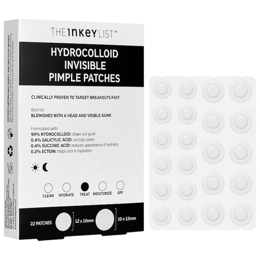 Pre ordena inkey-Hydrocolloid Invisible Pimple Patches + Salicylic Acid
