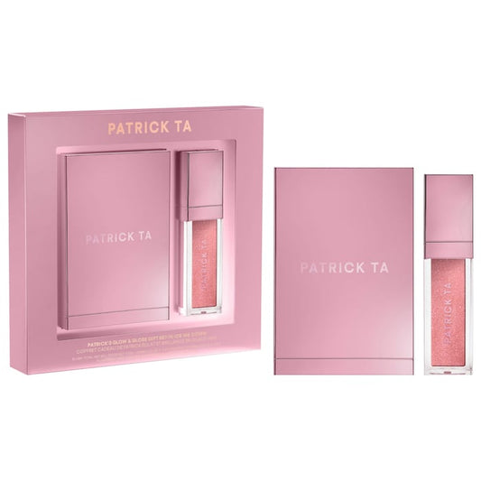 Pre ordena- Patrick's Glow and Gloss Set: Major Headlines Blush Duo and Plumping Lip Gloss Makeup Gift Set