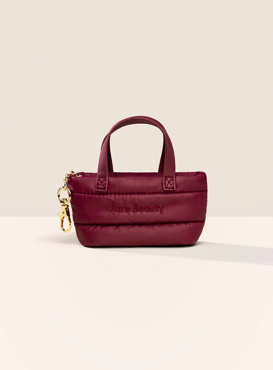 Mini Puffy Tote Keychain - Merlot PRE ORDER