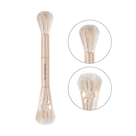 Envio inmediato-Dual ended blush brush