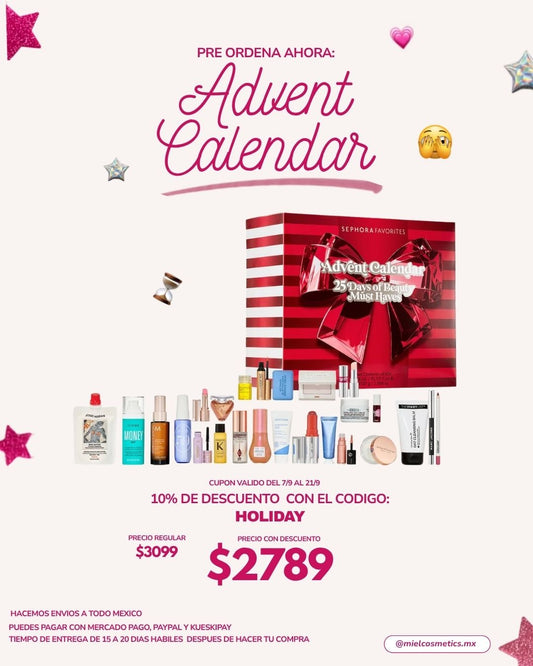 Pre ordena-Sephora Favorites 25-Days of Beauty Must Haves Advent Calendar Dotcom Only