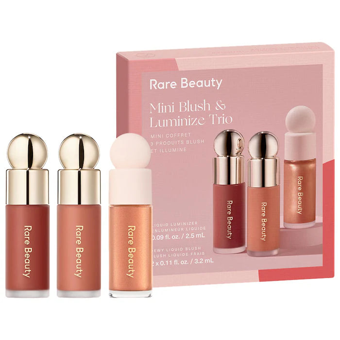 Pre ordena Trío Mini Blush y Luminize-Rare beauty Edicion limitada