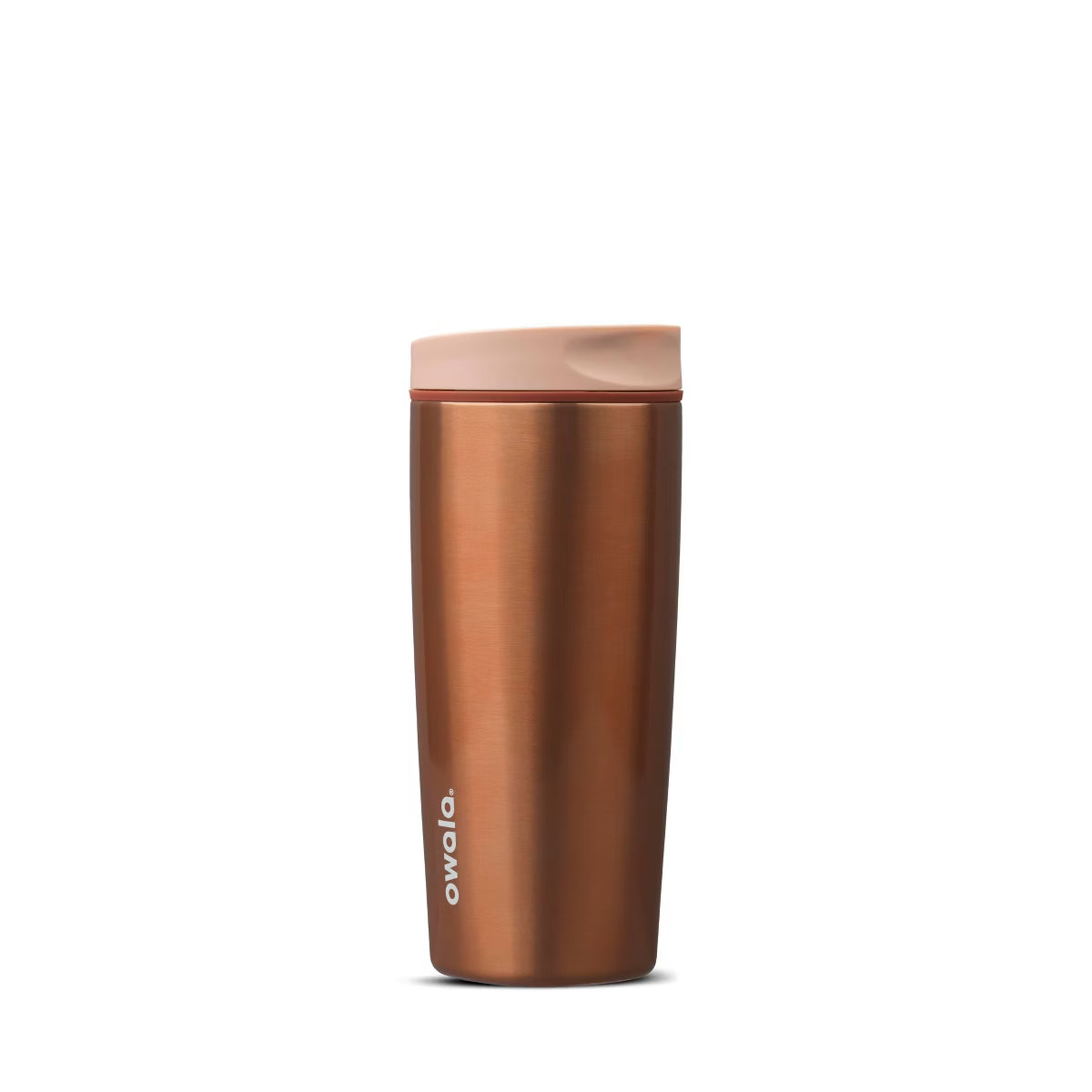 pre ordena-Owala 20fl oz Stainless Steel SmoothSip Slider Coffee Tumbler - In Good Company