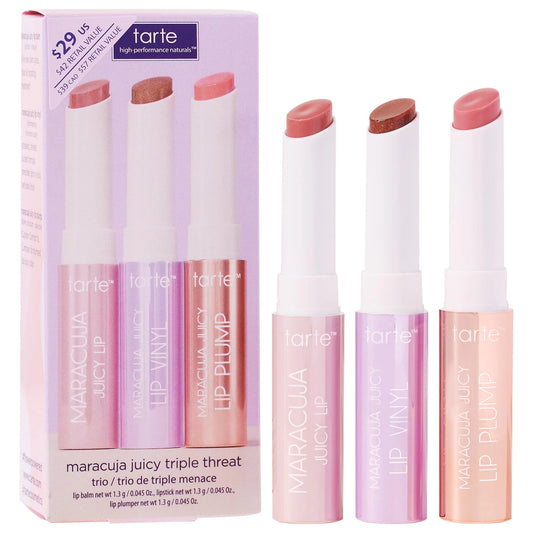PRE ORDER- tarte mini maracuja juicy triple threat trio