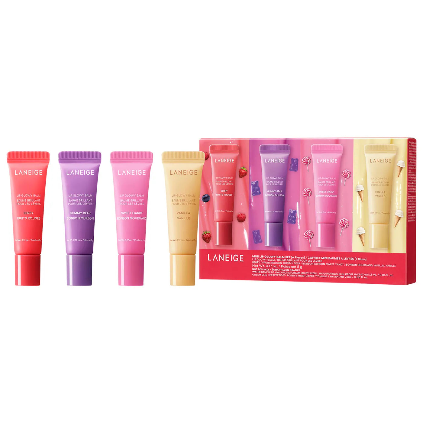 PRE ORDER- LANEIGE Mini Lip Glowy Balm Set