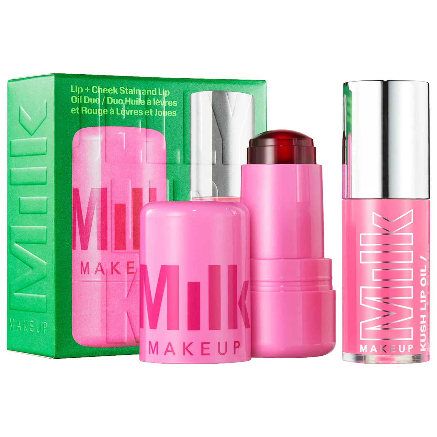 PRE ORDER- MILK MAKEUP The Jelly Lip Kit: Lip + Cheek Stain & Lip Oil Duo