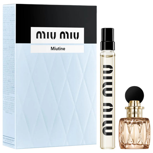 PRE ORDENA-Miu Miu Mini Miutine Eau De Parfum Perfume Duo Gift Set
