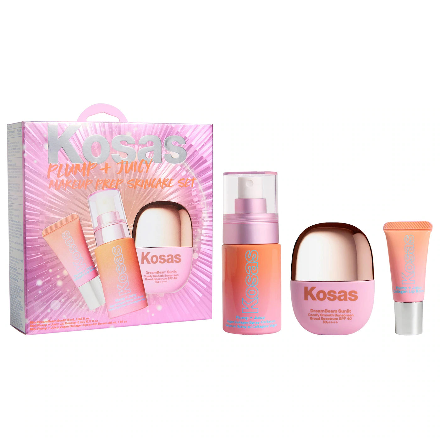 pre ordena-Kosas Plump + Juicy Makeup Prep Skincare Set