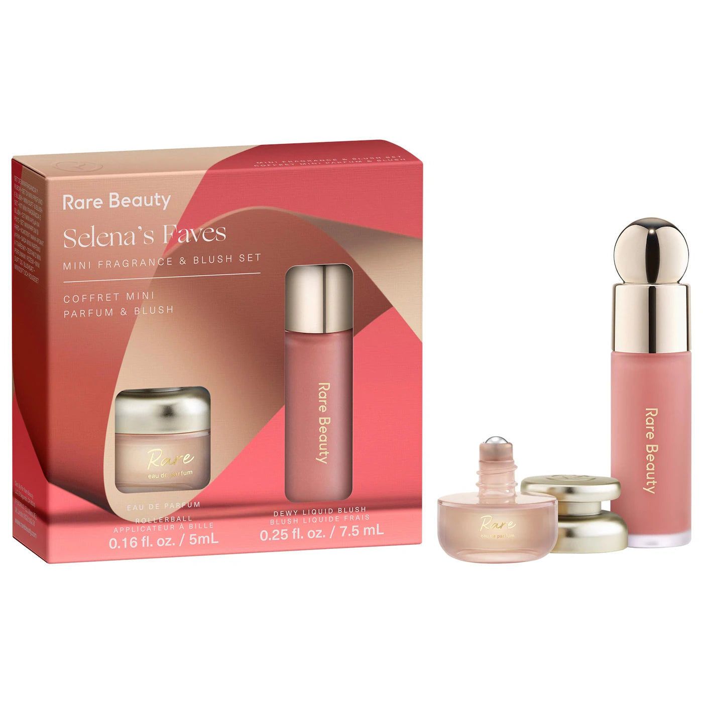 pre ordena-Rare Beauty by Selena Gomez Selena's Faves Mini Fragrance & Blush Set