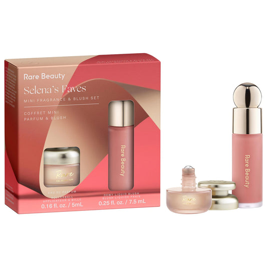 pre ordena-Rare Beauty by Selena Gomez Selena's Faves Mini Fragrance & Blush Set
