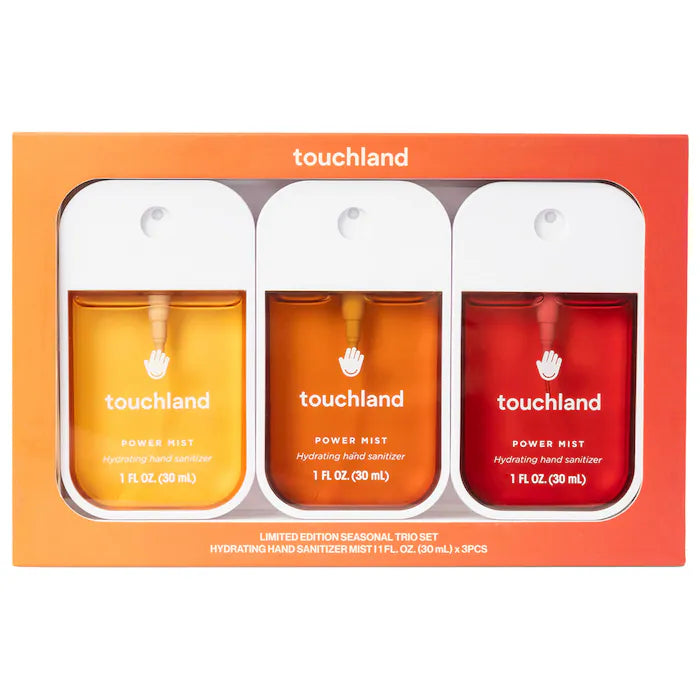 PRE ORDENA-Touchland Limited Edition Power Mist Hydrating Hand Sanitizer Seasonal Trio Set
