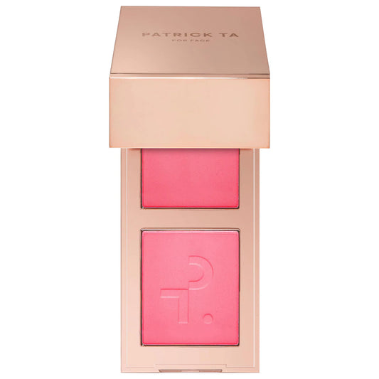 PRE ORDENA-PATRICK TA Mini Major Headlines Double-Take Crème & Powder Blush Duo