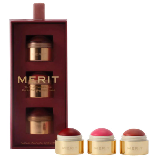 PRE ORDENA-MERIT The Mini Flush Blush Balm Trio