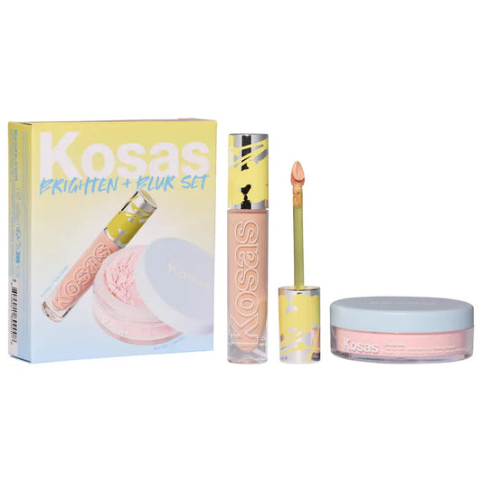 Pre ordena-Kosas Brighten & Blur Set - Color Corrector + Loose Setting Powder Face Set