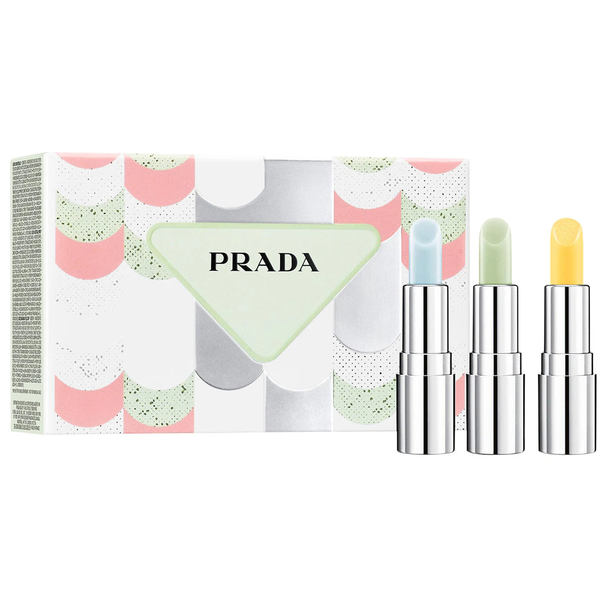 Pre ordena-Prada Hydrating Mini Lip Balm Trio Gift Set