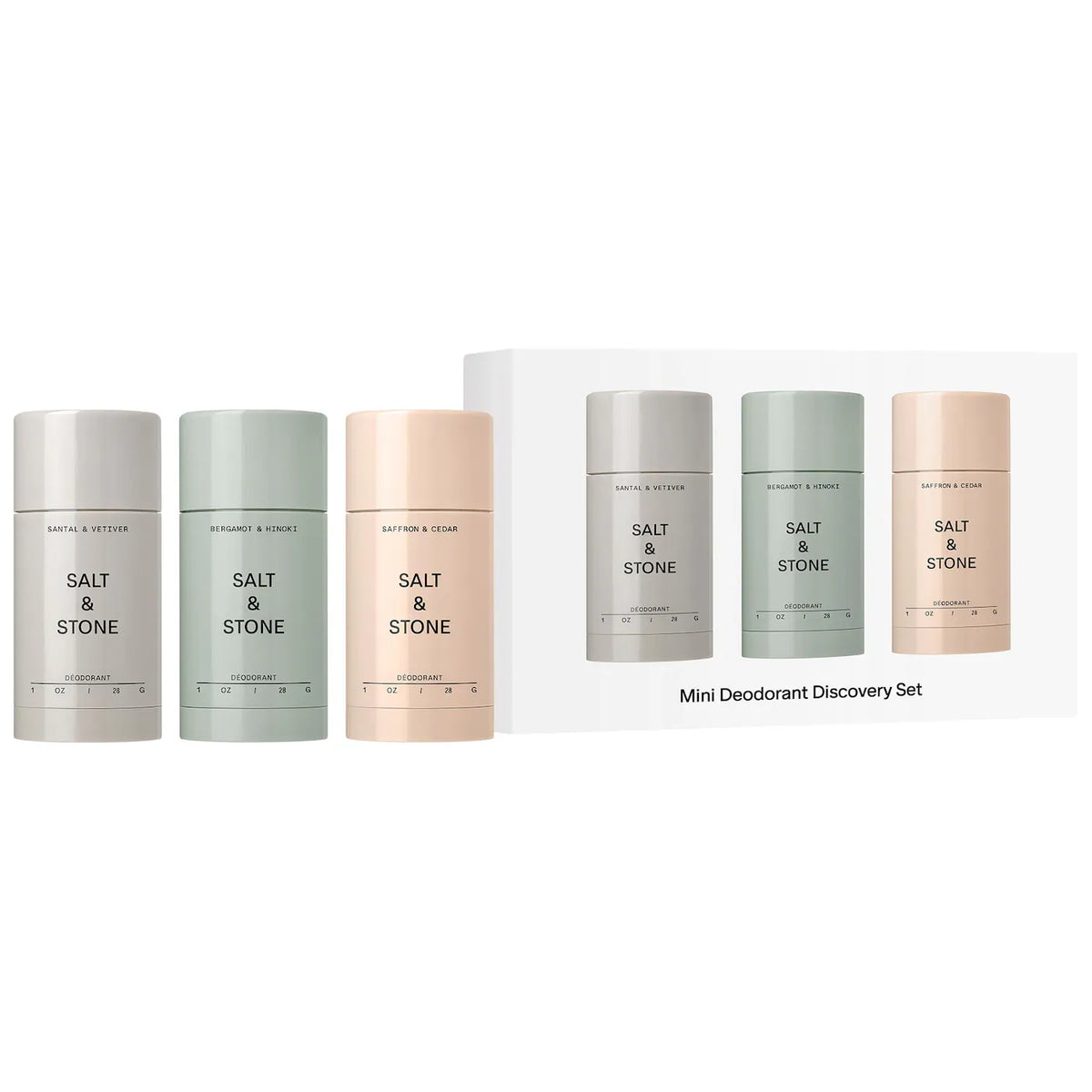 Pre ordena-Salt & Stone Mini Deodorant Discovery Gift Set