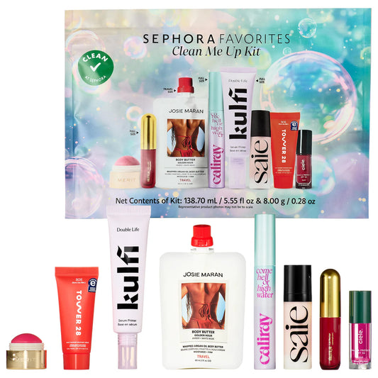 PRE ORDENA- Sephora Favorites Clean Me Up Kit Makeup Value Set
