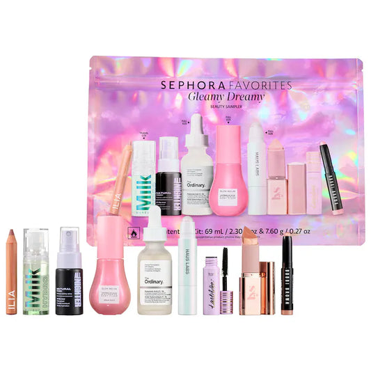 Pre ordena-Sephora Favorites Gleamy Dreamy Makeup and Skincare Value Set