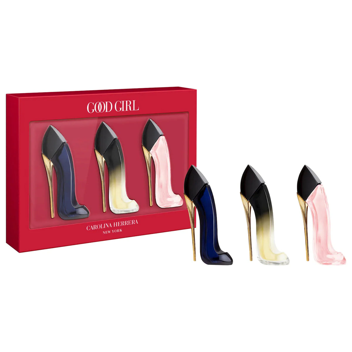 Pre ordena-Carolina Herrera Mini Good Girl Best Sellers Perfume Gift Set