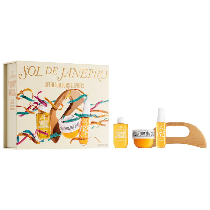 Pre ordena-Sol de Janeiro Lifted Bum Bums & Spirits Body Ritual Gift Set