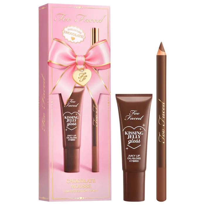 Pre ordena-Too Faced Chocolate Mousse Lip Liner & Gloss Gift Set