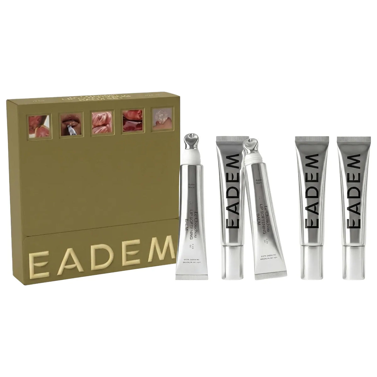 Pre ordena-EADEM Le Chouchou Bisous Set Peptides Nourishing + Softening Lip Balm Gift Set