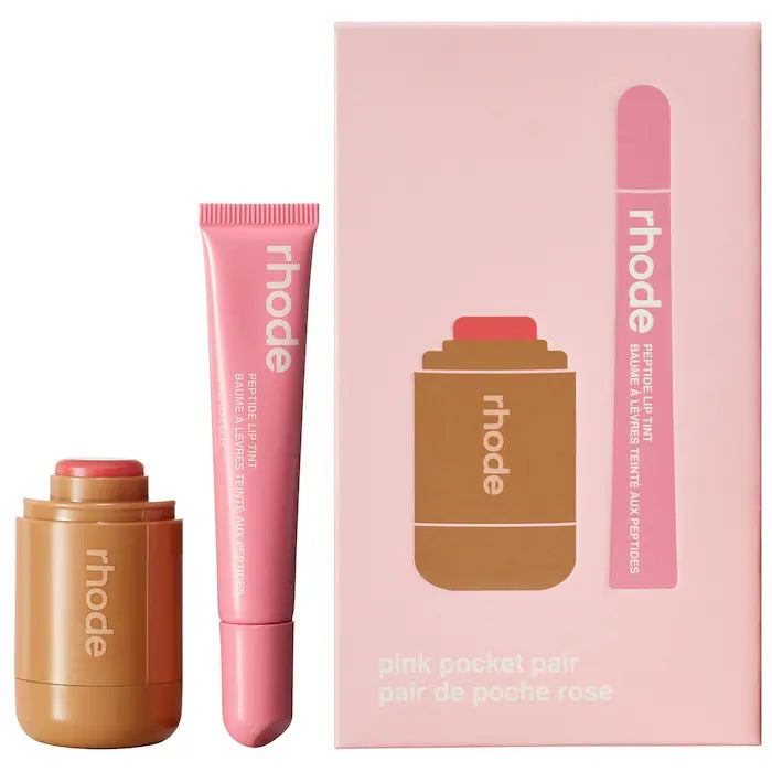 Pre ordena-Pocket Pair Limited Edition Lip + Cheek Set rhode