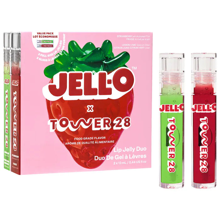 Pre ordena-Tower 28 Beauty JELL-O™ X TOWER 28 Lip Jelly Lip Gloss Gift Set